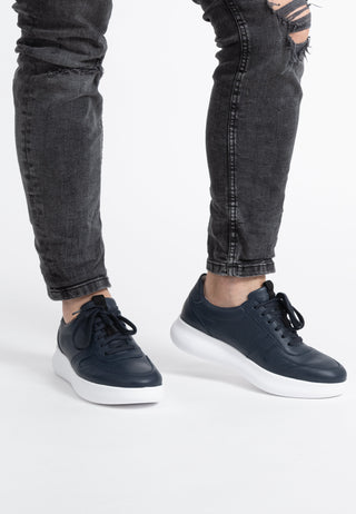 trendy Sneaker Hirschleder marine