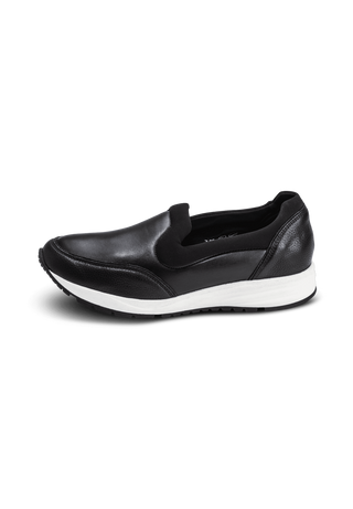 extrabreiter Slipper vitaform Stretch schwarz