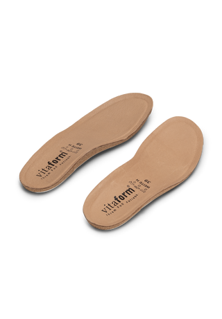 austauschbares Komfortfußbett Luftpolster Leder beige