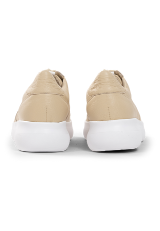 trendy Sneaker Hirschleder beige