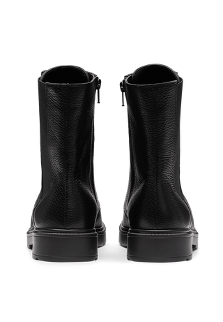 sehenswerte Stiefelette Hirschleder schwarz
