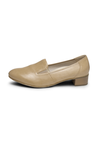 schlichter Pumps Stretch beige