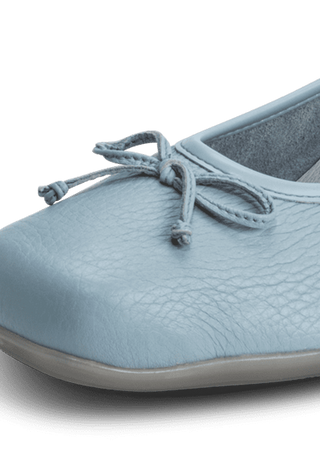 softer Ballerina Hirschleder mosaikblau