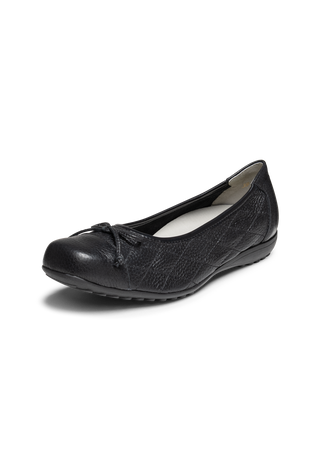 herrlicher Ballerina Hirschleder schwarz