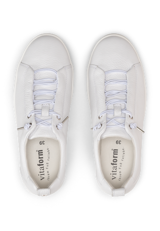 sehenswerter Sneaker Hirschleder weiß