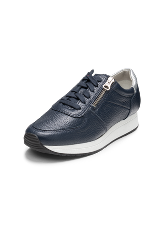 sagenhafter Sneaker Hirschleder marine
