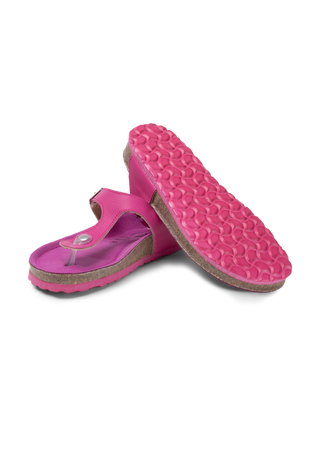 leichte Pantolette Softnappaleder pink