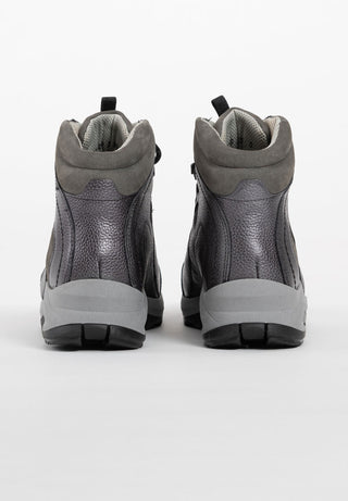 formstarke Trekkingstiefelette Nappaleder anthrazit