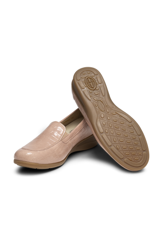 bequemer Slipper Stretch rosa