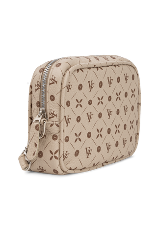 praktische Tasche Hirschleder beige