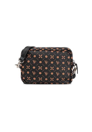 praktische Tasche Hirschleder schwarz/camel