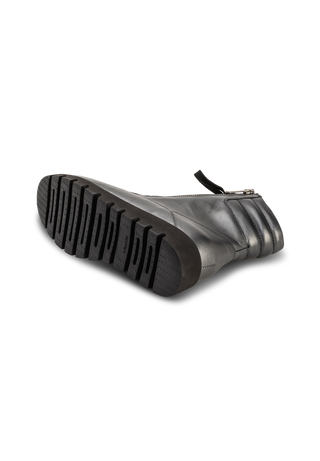 trendige Boots Nappaleder anthrazit
