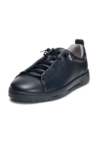 sehenswerter Sneaker Hirschleder marine