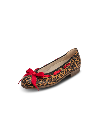 leoprint Ballerina Hirschleder leopard