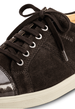 smarter Sneaker Nubukleder braun
