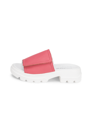 moderne Pantolette Hirschleder soft pink