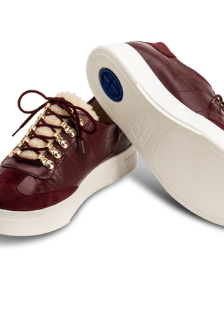 stylischer Sneaker vitaform Stretch bordeaux