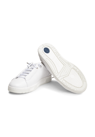 sehenswerter Sneaker Hirschleder weiß