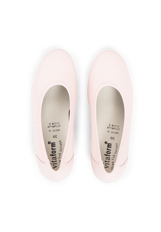 femininer Pumps Hirschleder puder