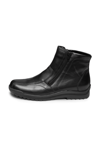 attraktiver Stiefel Nappaleder schwarz