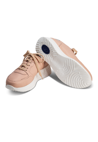 softer Sneaker Hirschleder coralpink