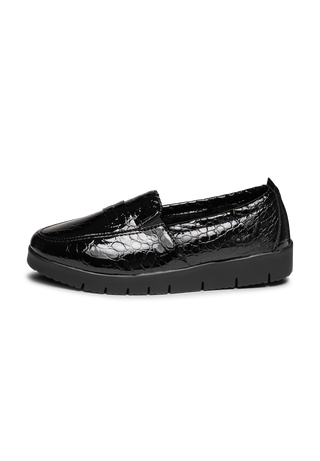kuscheliger Slipper Stretch schwarz