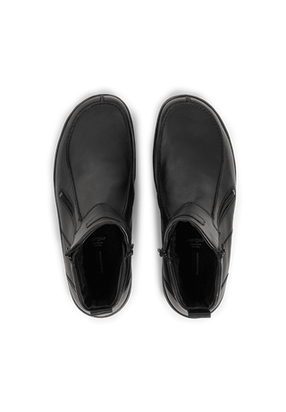 meisterlich-warmer Stiefel Nappaleder schwarz