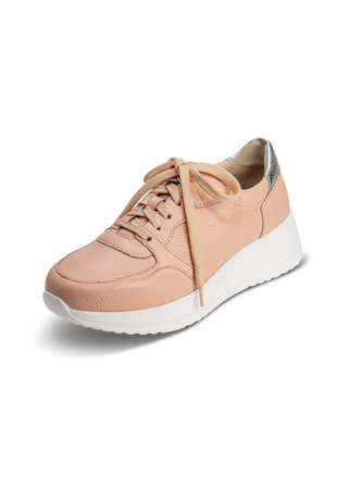 softer Sneaker Hirschleder coralpink