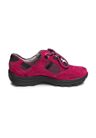 energievoller Trekking Veloursleder fuchsia