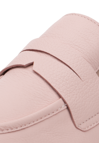 markanter Mokassin Hirschleder rosa