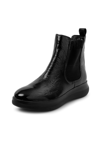 schöne Stiefelette Hirschleder schwarz