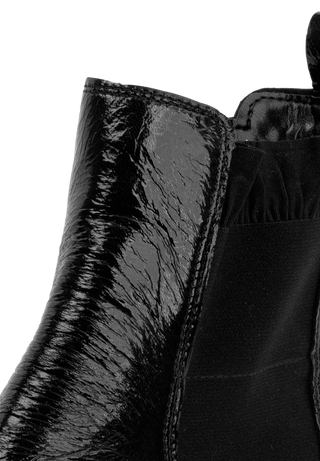 schöne Stiefelette Hirschleder schwarz