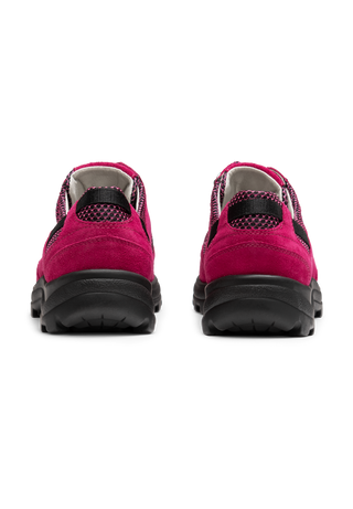 energievoller Trekking Veloursleder fuchsia