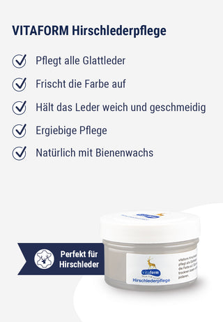 pflegende & farbauffrischende Hirschlederpflege 50 ml farblos