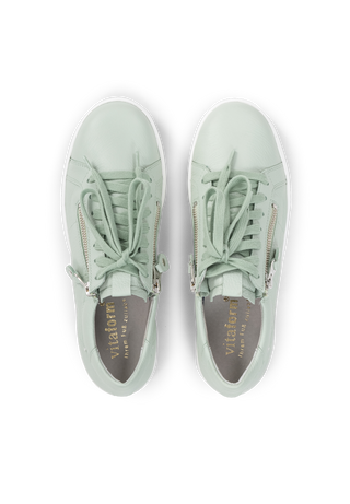 erstklassiger Sneaker Hirschleder salbei