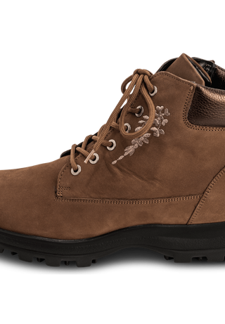 traumhafte Trekkingstiefelette Nubukleder braun