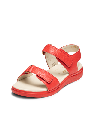nette Sandale Nappaleder rot
