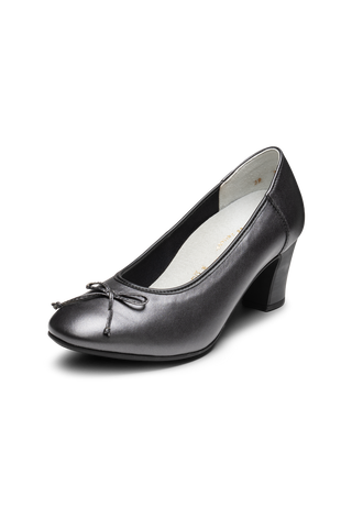 eleganter Pumps Hirschleder schwarz