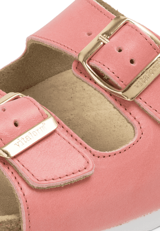 olivenblattgegerbte Pantolette Softnappa soft pink