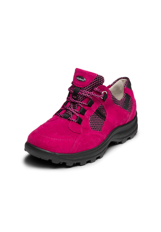 energievoller Trekking Veloursleder fuchsia