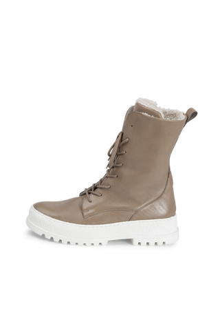 geniale Stiefelette Softnappaleder taupe