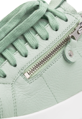 erstklassiger Sneaker Hirschleder salbei