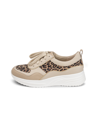 leo Sneaker Hirschleder beige