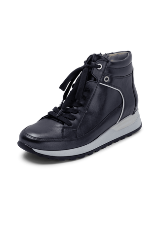 aktueller Sneaker-Boots Softnappaleder marine