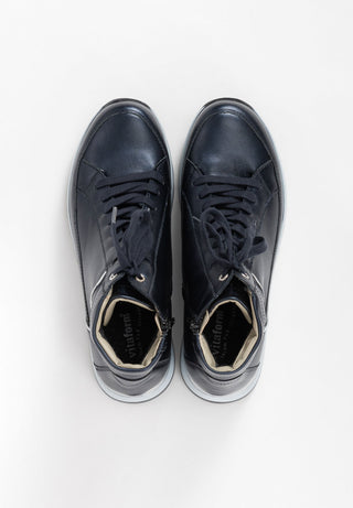 aktueller Sneaker-Boots Softnappaleder marine