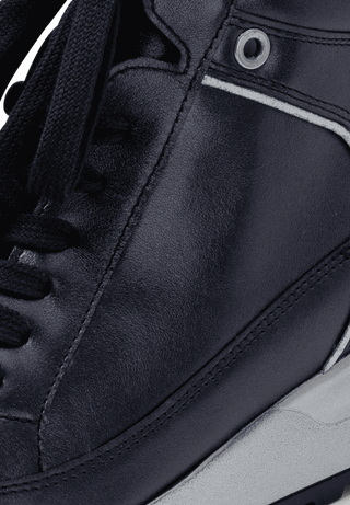 aktueller Sneaker-Boots Softnappaleder marine