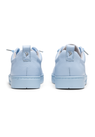 sehenswerter Sneaker Hirschleder hellblau