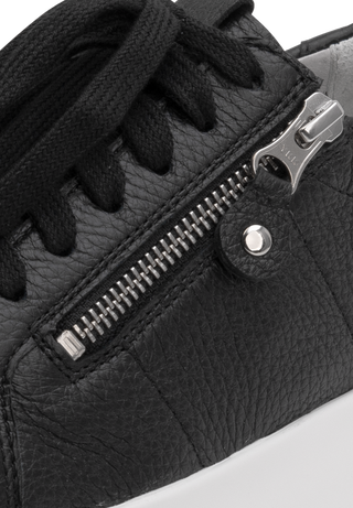 erstklassiger Sneaker Hirschleder schwarz