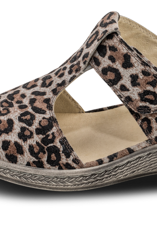 wilde Pantolette Softnappa leopard