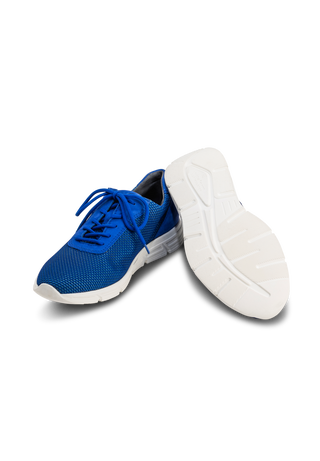 gemütlicher Sneaker vitaform Stretch royalblau